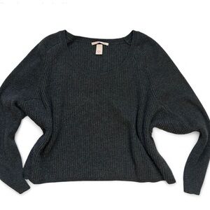 Victoria's Secret Charcoal Gray Wool Blend Sweater - Small